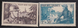 France  .  Y&T   .   451/452     .     **      .     Neuf Avec Gomme Et SANS Charnière - Unused Stamps