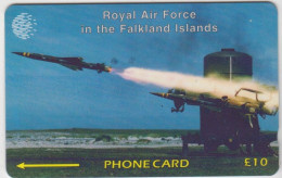 Falkland Islands Phonecard - RAF Rapier - 59CWFA - Fine Used - Islas Malvinas