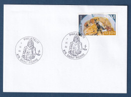 Saint Pierre Et Miquelon - Lettre Officielle - YT N° 781 - Plat Typique - Le Tiaude De Morue - 2003 - Briefe U. Dokumente