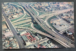 LOS ANGELES FREEWAY SYSTEM Showing Downtown Los Angeles, California/ Aerial View - Los Angeles