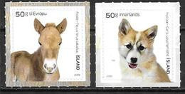 Islande 2019 Série Neuve Animaux Domestiques, Chiens Et Poulain - Unused Stamps