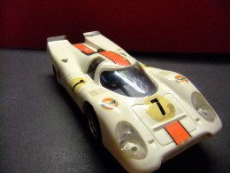 COCHE SCALEXTRIC EXIN PORSCHE 917 BLANCO 7 REF.C46 FABICADO EN ESPAÑA 1972 - Circuitos Automóviles