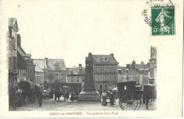 CRECY EN PONTHIEU - Vue Générale De La Place - Crecy En Ponthieu