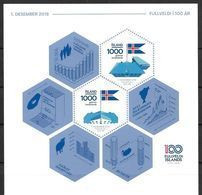 Islande 2018 Bloc F1474 Neuf 100 Ans D'indépendance - Blocks & Sheetlets