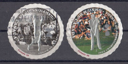 CANADA 2207-2208,used,falc Hinged,golf - Oblitérés