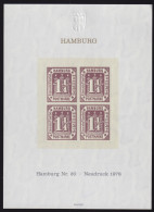 ALLEMAGNE / HAMBURG - Mi.20 1978 NEUDRUCK (Nordposta 78) - Nr.12727 - Hamburg (Amburgo)