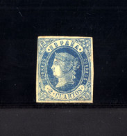 2941-ESPAÑA-SPAIN-ESPAGNE-SPANIEN.1862.ISABEL II.Edifil Nº 57. 2 Cuartos. Stamp UNUSED MH* Sello Nuevo MH*. - Nuevos