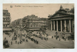 AK150507 BELGIUM - Bruxelles - Place De La Bourse Et Boulevard Anspach - Marktpleinen, Pleinen