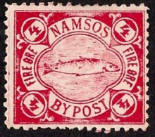 NORUEGA • EMISION LOCAL DE NAMSOS • 4 ØRE - Local Post Stamps