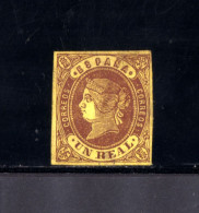 903-ESPAÑA-SPAIN-SPANIEN-ESPAGNE.1862.ISABEL II.Edifil Nº 61.1 Real.Stamp UNUSED MH* Sello Nuevo MH* - Neufs