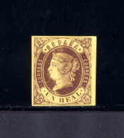 191-ESPAÑA-SPAIN-SPANIEN-ESPAGNE.1862.ISABEL II.Edifil Nº 61.1 Real.Stamp UNUSED MNG. Sello Nuevo MNG.Sin Goma.SIGNED. - Neufs