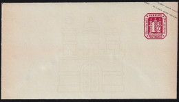 ALLEMAGNE / HAMBURG - 1-1/2s Carmine Envelope 1978 NEUDRUCK ("Hamburger Wappen" Watermark / Wasserzeicjen) - Hamburg (Amburgo)