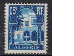 ALGERIE      N°  YVERT  314  ( 10 )  Oblitéré ( OB 11/46   ) - Usados