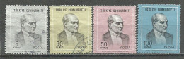 Turkey; 1970 Regular Issue Stamps - Gebruikt