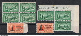 R.S.I.:  1944  ESPRESSI  -  9  VAL. N.  -  SASS. 22x2 + 23x7 - Poste Exprèsse