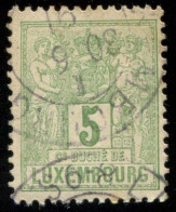 Pays : 286 (Luxembourg)  Yvert Et Tellier N° :    50 (o) - 1882 Allégorie