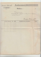 1888 SCHWEIZ Firma Jacques ASLER In WOHLEN+REMBOURSEMENT-D233 - Zwitserland