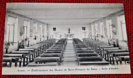 LEUZE - 3 CARTES : Etablissement Des Soeurs De Saint-François De Sales - Salle De Récréation, D'études, Facade - Leuze-en-Hainaut