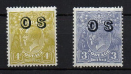 Australia (Servicio) Nº 53 Y 57A - Dienstzegels