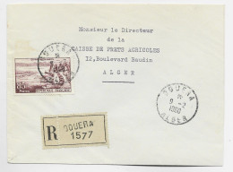 FRANCE 85FR EVIAN LETTRE REC DOUERA 9.2.1960 ALGER ALGERIE - Lettres & Documents