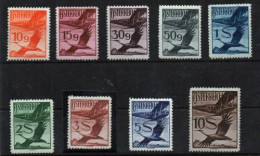 Austria (aéreo) Nº 17,19,23,25,27/31. - Neufs