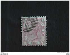 Groot Brittanië Grande-Bretagne Great Britain 1875 Victoria Perf. 14 Watermark Orb Globe Yv 56 Pl 16 O Côte 45 € - Usati