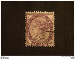 Groot Brittanië Grande-Bretagne Great Britain 1881 Victoria Perf. 14 Waterm Crown 16 Perles Yv 73 O - Used Stamps