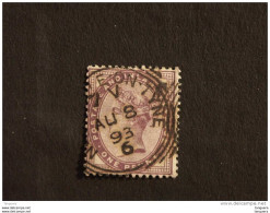 Groot Brittanië Grande-Bretagne Great Britain 1881 Victoria Perf. 14 Waterm Crown 16 Perles Yv 73 O - Oblitérés