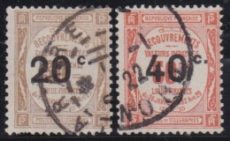 France  .  Y&T   .  Taxe 49/50   .     O      .     Oblitéré - 1859-1959 Usati