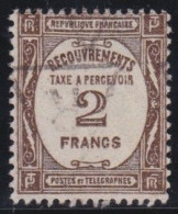 France  .  Y&T   .  Taxe 62   .     O      .     Oblitéré - 1859-1959 Usati