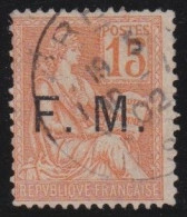 France  .  Y&T   .   Fm  1   .     O      .     Oblitéré - Militaire Zegels