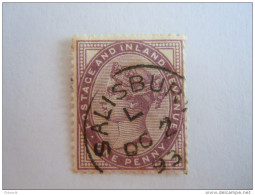 Groot Brittanië Grande-Bretagne Great Britain 1881 Victoria Perf. 14 Waterm Crown 16 Perles Salisbury Yv 73 O - Used Stamps