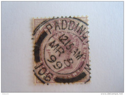 Groot Brittanië Grande-Bretagne Great Britain 1881 Victoria Perf. 14 Waterm Crown 16 Perles Paddington ? Yv 73 O - Used Stamps