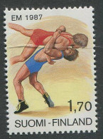 Finland:Unused Stamp Wrestling, EM 1987, MNH - Lucha