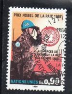 1989 Nazioni Unite - Ginevra - Premio Nobel Per La Pace - Oblitérés