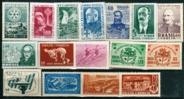 BRAZIL 1955   -   Commemorative Year Set -16v  - Mint - Années Complètes