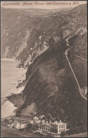 Manor House And Countisbury Hill, Lynmouth, Devon, C.1910 - Peacock Postcard - Lynmouth & Lynton