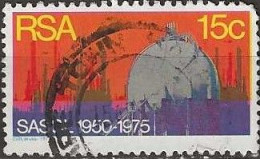 SOUTH AFRICA 1975 25th Anniversary Of South African Coal, Oil And Gas Corporation Ltd - 15c - SASOL Complex FU - Used Stamps