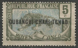 OUBANGUI N° 4 NEUF Sans Gomme - Unused Stamps