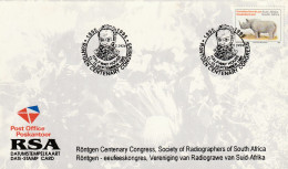 Zuid Afrika 1995, Date Stamp Card, Röntgen Centenary Congress - Covers & Documents