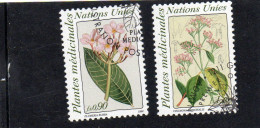 1990 Nazioni Unite - Ginevra - Piante Medicinali - Used Stamps