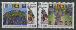 Sri Lanka:Unused Stamps ICC Cricket World Cup 2007 Runners-Up, MNH - Cricket