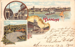 PARAGUAY - CPA TOP - Lithographie ~1900 - Circulée 27 Mars 1920 - (Para-02) - Paraguay