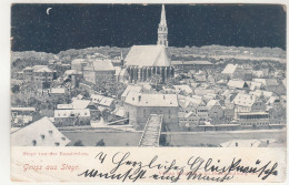 D2891) GRUSS Aus STEYR - Steyr Von Der Ennsleithen Bei Nacht 5.1.1899 - Steyr