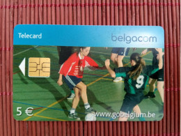 Sport Phonecard Football Belgium Used Low Issue - Mit Chip