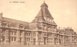 BELGIQUE - TOURNAI - La Gare - Edition Belge - Carte Postale Ancienne - Doornik