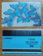 AC - TURK TELECOM PHONECARDS - ​SAMPLE CARD - BUTTERFLIES ​LAMINEKS RARE - Türkei