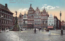 BELGIQUE - ANVERS - Brabo Et Maisons Des Corporations - Carte Postale Ancienne - Antwerpen