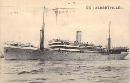 TRANSPORTS - PAQUEBOTS - S/S ALBERTVILLE - Carte Postale Ancienne - Steamers