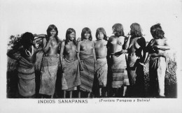 PARAGUAY - Indios Sanapanas (Frontera Paraguay Y Bolivia) - Superbe  - CPA TOP - (Para-33) - Paraguay